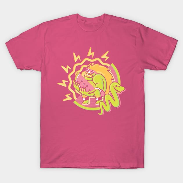 Electric Beach Beast T-Shirt by GamblerZ